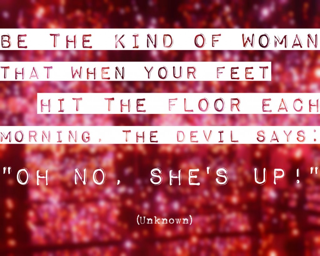 Woman devil quote