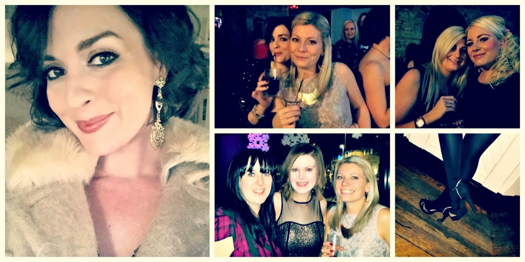 A few pics from Saturday night. Nothing like Christmas drinks with friends. ;-)