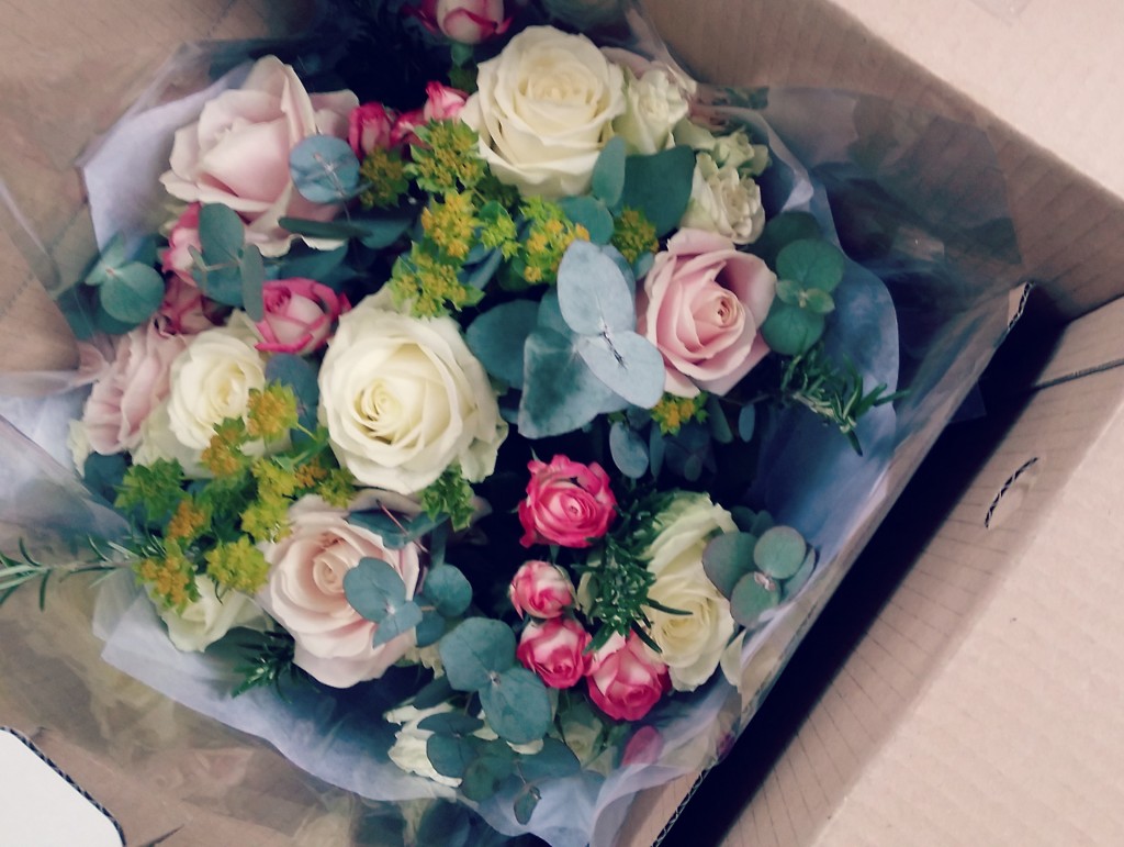 Flowers in box