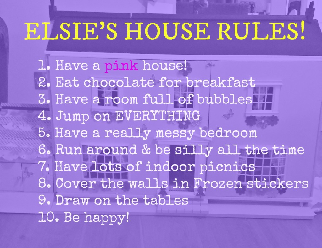 Elsie's house rules
